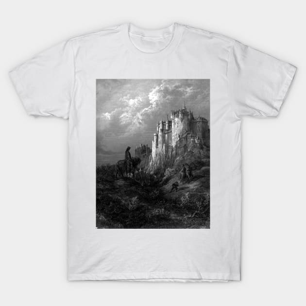 Camelot - Idylls of the King - Gustave Dore T-Shirt by forgottenbeauty